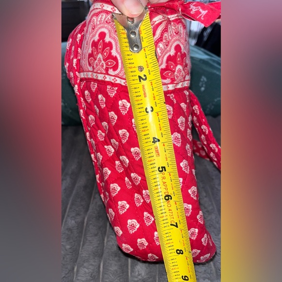 Vera Bradley Red Patterned Shoulder Bag - Picture 9 of 9